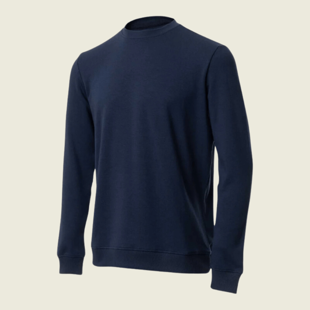 Pull bleu marine en bambou