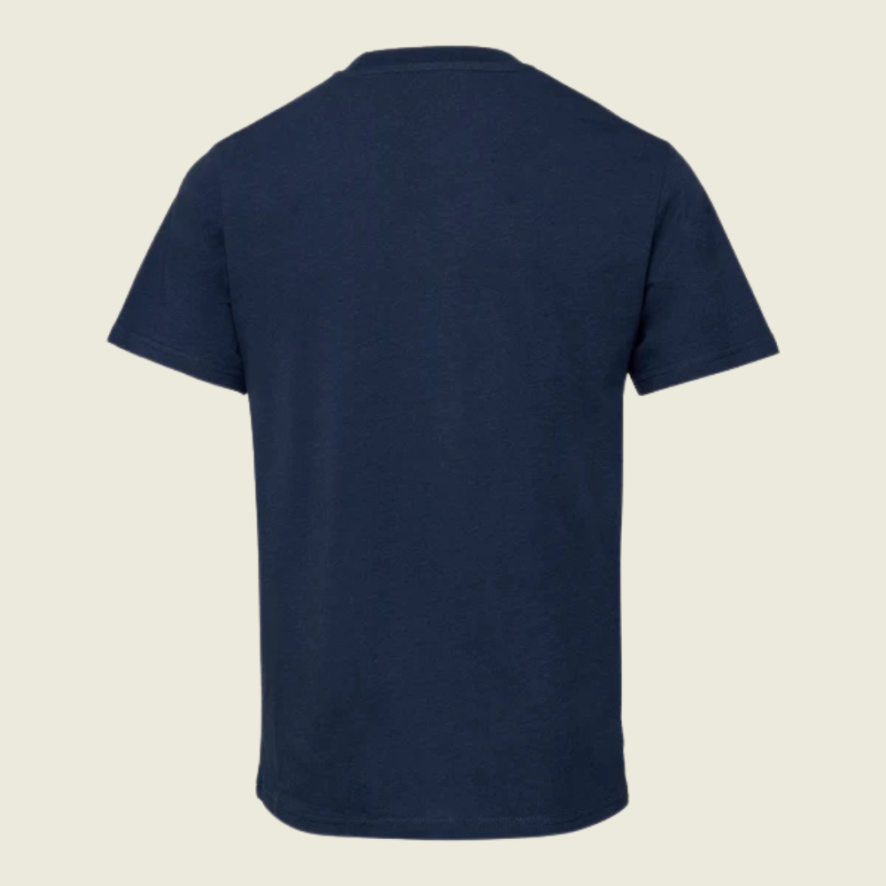 t-shirt en bambou bleu marine