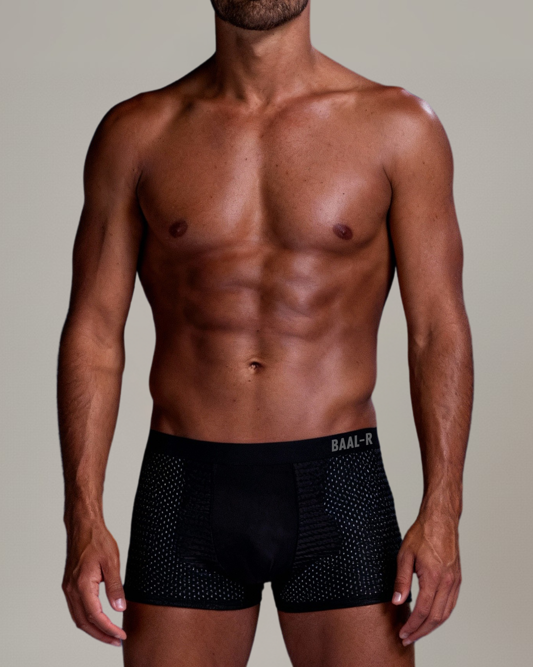 Black comfort boxer shorts