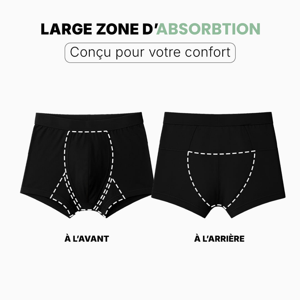 Boxer d'incontinence ultra-absorbant