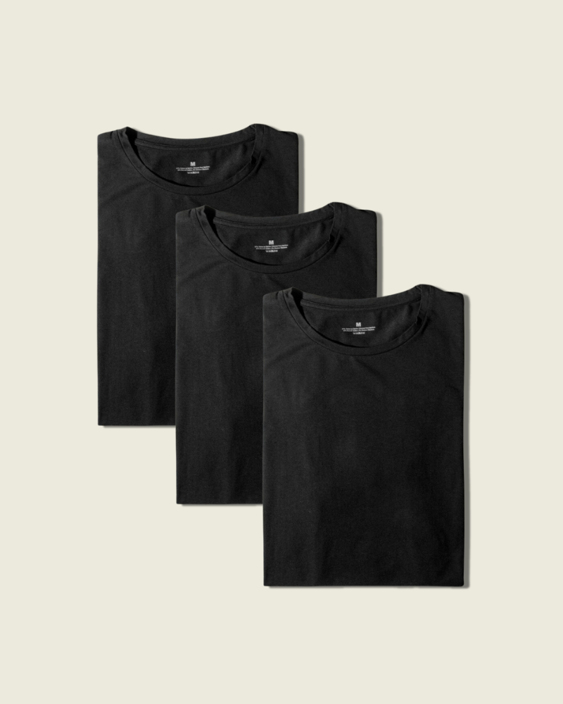 Lot de 3 t-shirt en bambou