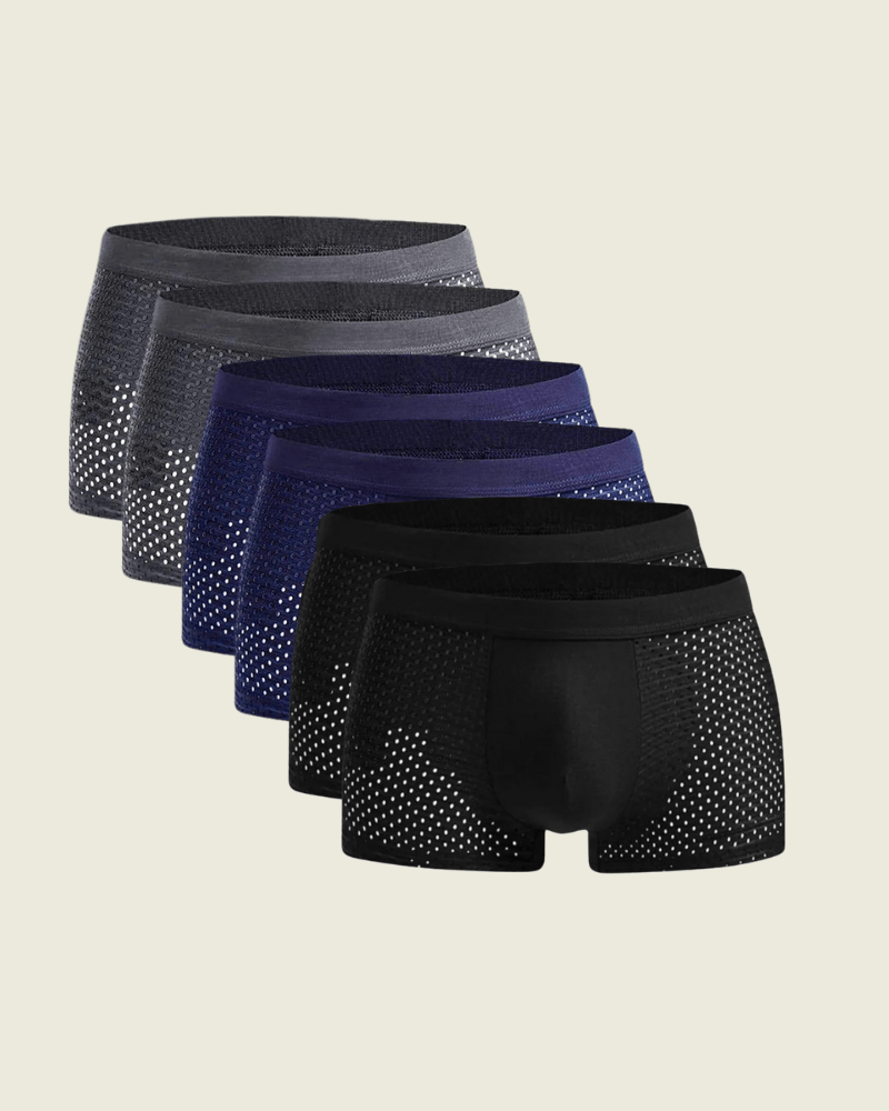 Boxer en bambou｜Lot de 6 - mixte