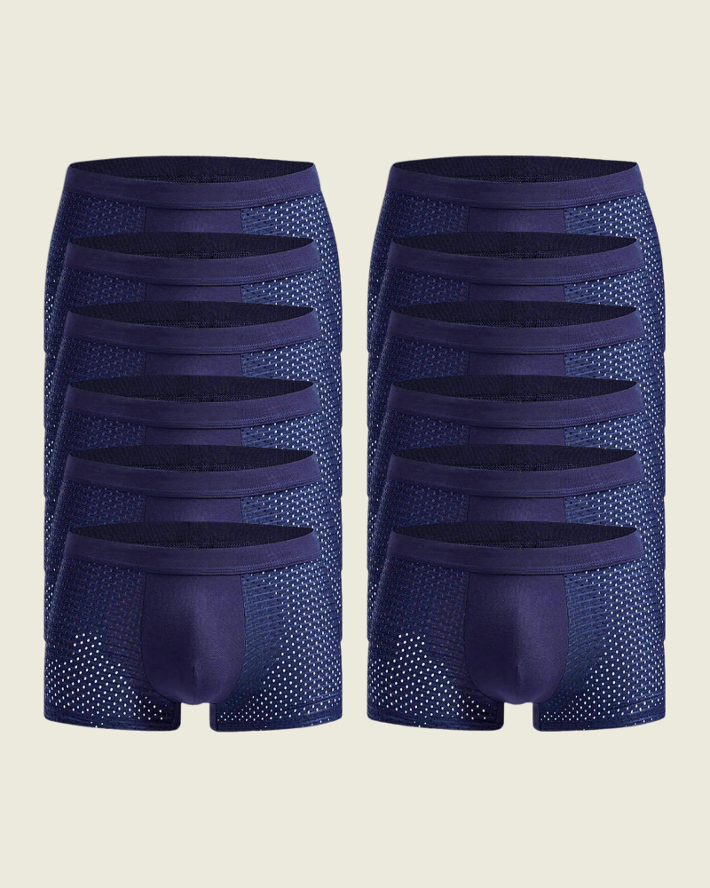 packs 12 boxers bleu