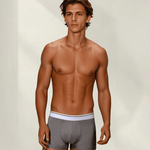 Boxer bambou court S / Gris