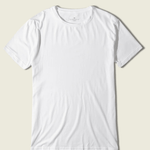 T-shirt blanc en bambou