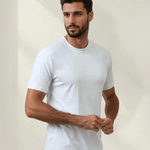 T-shirt blanc en bambou