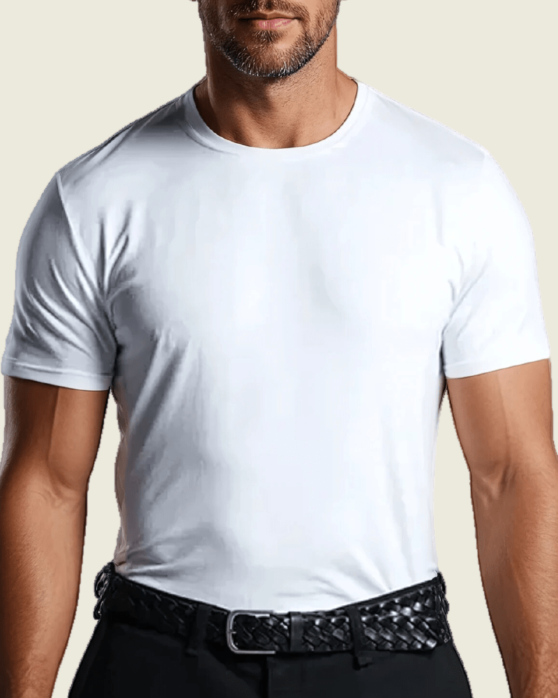 T-shirt blanc en bambou