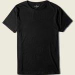 T-shirt noir en bambou